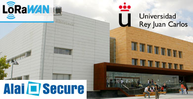 Alai Secure participa con éxito en el proyecto piloto Smart Campus de la Universidad Rey Juan Carlos sobre tecnología LoRaWAN