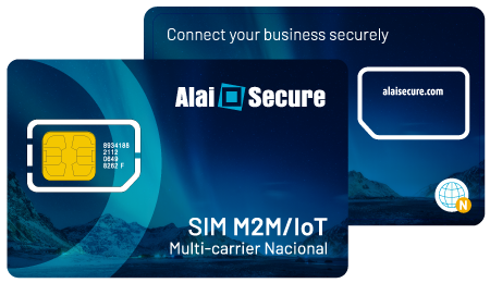 AlaiSecure - SIM M2M/IoT: Multi-carrier Nacional